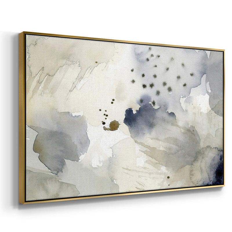 «Dried Bergamot In Mist II», reproduction d'art sur toile, H 25 po x l 37 po x P 2 po, Or