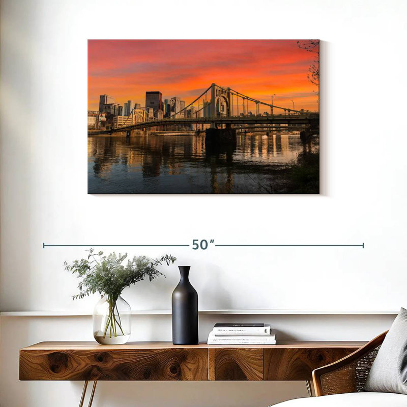 Nicci Urban Pittsburgh, coucher de soleil sur l'horizon