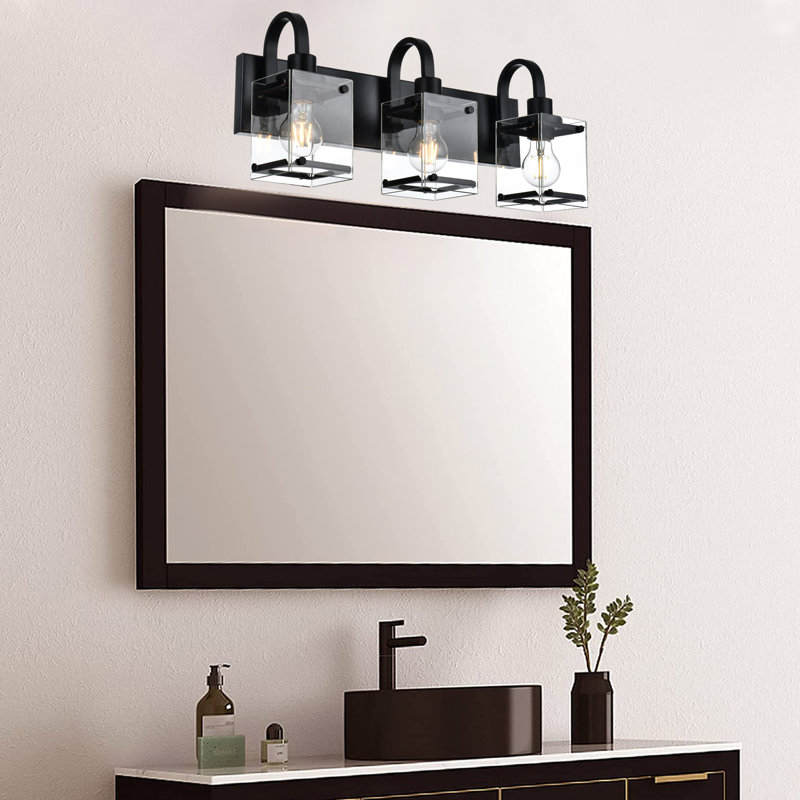 Duplantis Dimmable Vanity Light, 3, Brushed Nickel, 9.8" x 23.6" W x 7.2" D