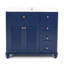 36" Bathroom Vanity With Ceramic Sink - Soft-Close Drawers, Solid Wood Frame, Multi-Organizer Storage , 92X47x86cm