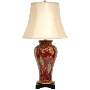 Irwin 30" Red/Brown Table Lamp