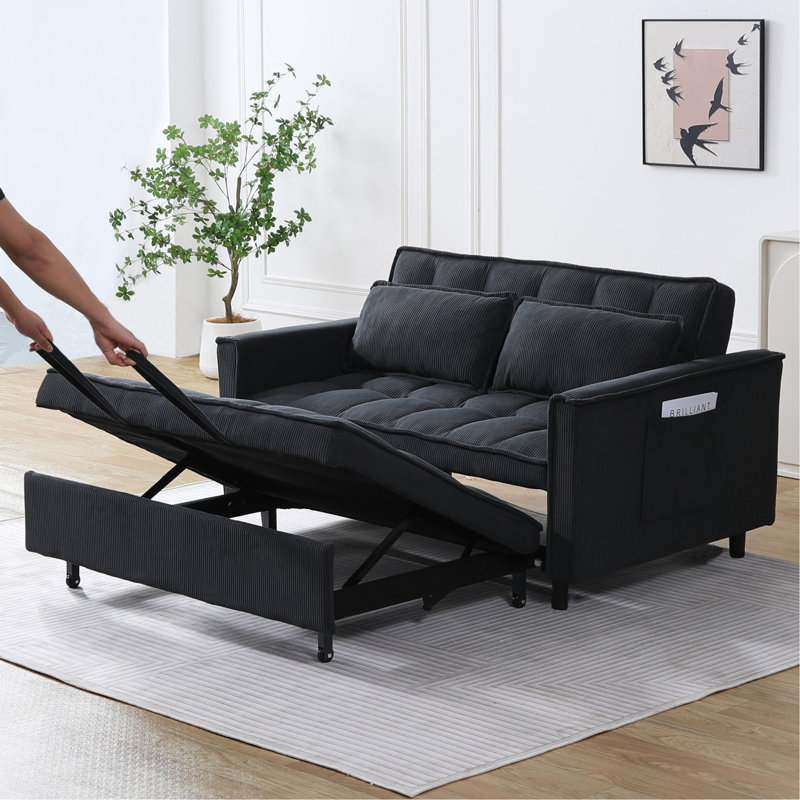 Machine à brocher double 54,30 po, support à panneaux en bois, machine à brocher à structure tampon, lit double, gris foncé