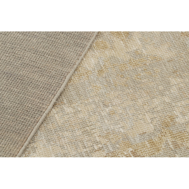 Handmade Silk and Wool Area Rug, Rectangle 7'1" x 9'11"