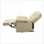 Fauteuil inclinable, moderne en microfibre beige à mouvement mural | Beige | Microfibre