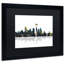«Seattle Washington Skyline», impression sur toile encadrée-15722257-70904242-86824844