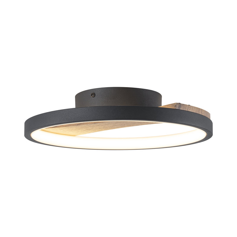 Plafonnier semi-encastré 1 lumière DEL