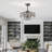 Sandi 24 Inch Glam Crystal Ceiling fan 6 Light With Remote