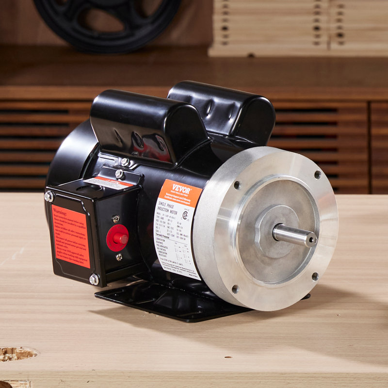 Moteur électrique 1,5 ch 1725 tr / min, CA 115 V / 230 V, cadre 56C