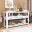 Élégante table d'entrée multifonctionnelle avec tiroirs et tablettes-1547308136