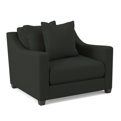 Fauteuil en polyester l 45 po Zoraya