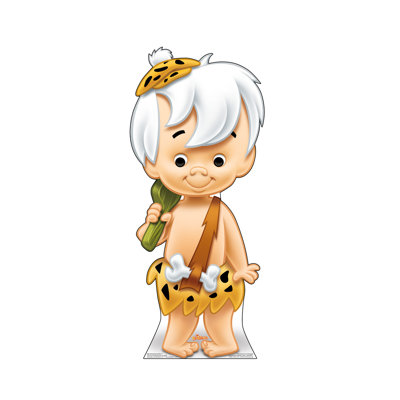 Accroche en carton miroirs bam bam (the flintstones)