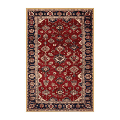 Machine Washable Persian Brown Area Rug