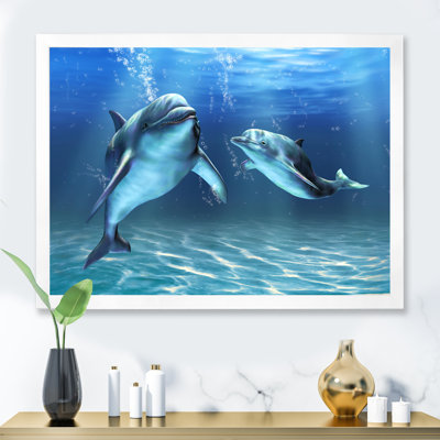 " Two Blue Dolphins "