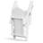 Mallette Adirondack Wood Texture HDPE Foldable Chair Pit Chair with Cup Holder-103547252
