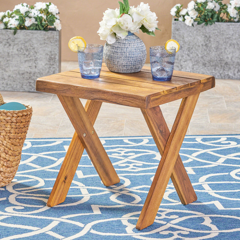 Table d'appoint pour table d'extérieur