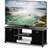 Econ Entertainment Center, French Oak Grey/Black/Black