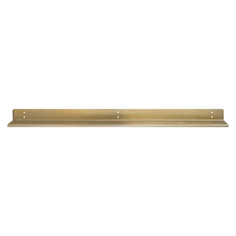 Maja Metal Floating Shelf, 5" H x 91.5" W x 15.25" D