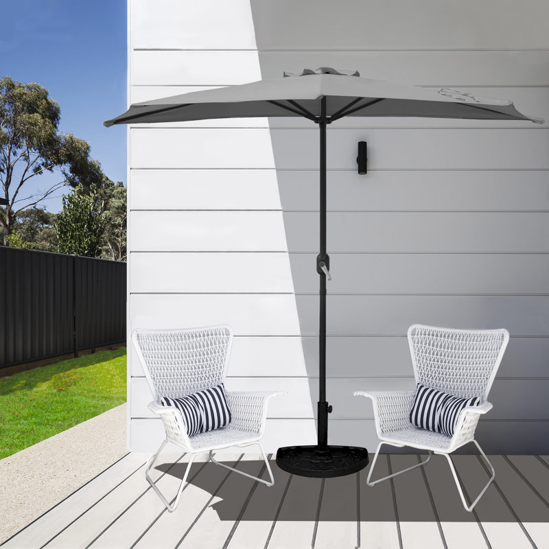 Nicholls 108'' Market Umbrella, Gray