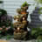 Dories Hand Crafted Weather Resistant Floor Fountain with Light