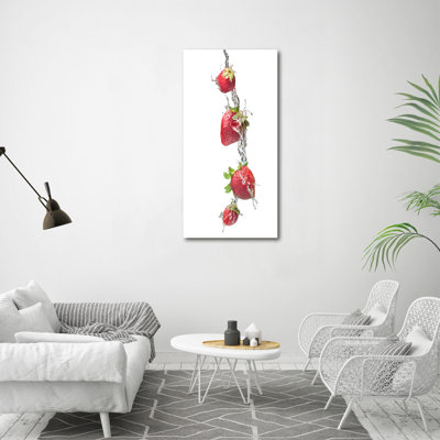 Strawberries - Wrapped Canvas Print