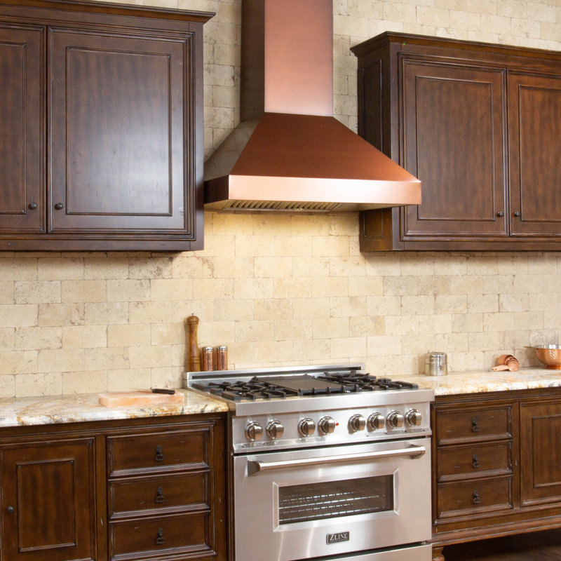 Hotte murale ZLINE Designer Series, Cuivre, L 48 po