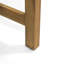 Chaise de salle à manger de 2 pièces en bois avec finition P 23,7 po x l 25,6 po H 32,79 po