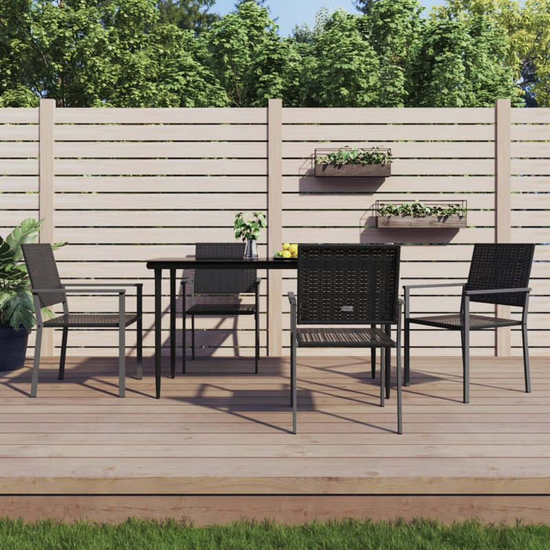 Premium All-Weather Wicker Outdoor Dining Armchair