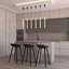 Luminaire suspendu moderne nordique Léger-157853959