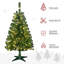 Grand arbre de Noël artificiel pré-éclairé-845686409