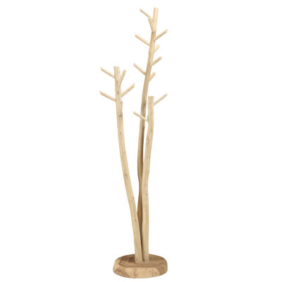 Cafferkey Solid Wood Freestanding Coat Rack