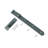 6.5" H x 18.5" W Offset Single Door Hinge
