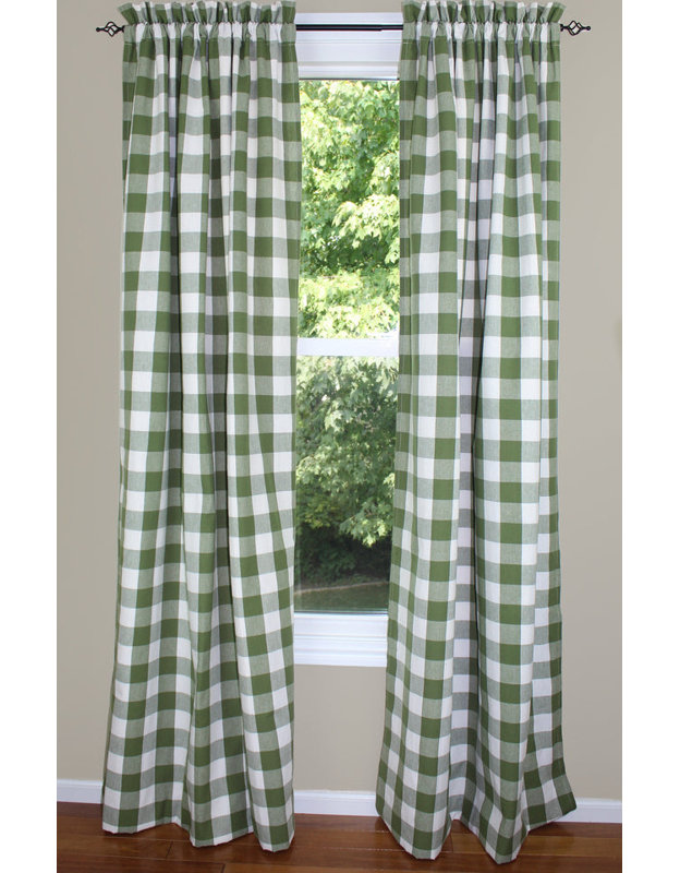Paire de rideaux occultant en coton Abruscato, 84 po x 86 po