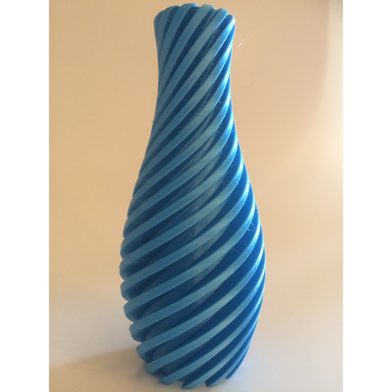 Yovchev Handmade Table Vase, Blue