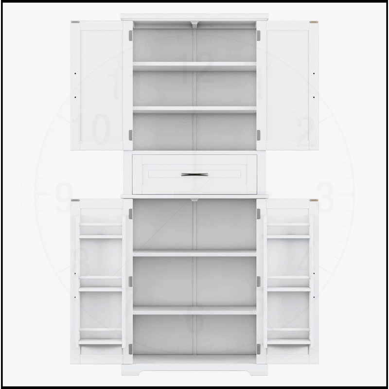 Meuble-lavabo polyvalent de 30 pouces avec lavabo, portes à fermeture douce et grand rangement pour les salles de bain modernes.
