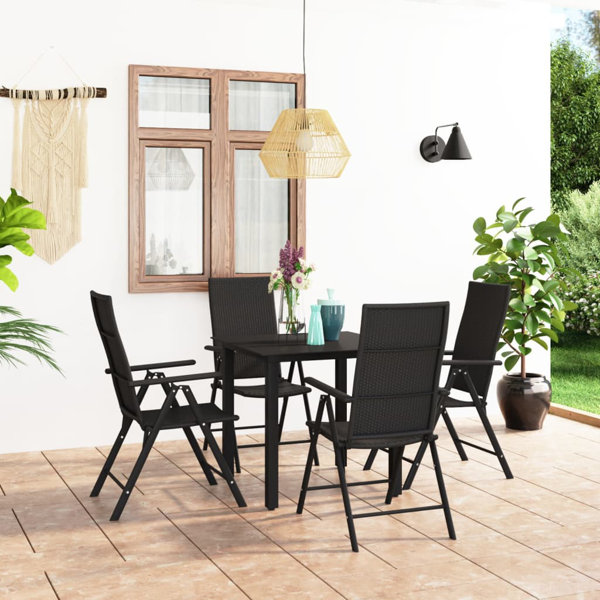 17 Stories Jaffer 4 - Person 80cm Long Dining Set | Wayfair.co.uk