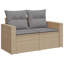  Ensemble de canapé de jardin beige