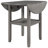 Latitude Run® Round Counter Height Kitchen Dining Table With Drop Leaf