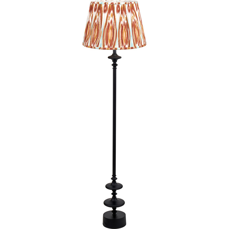 Benil 172cm Matte Traditional Floor Lamp, Orange