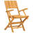 Arkoe Rectangular 4 - Person 120Cm Long Teak Dining Set