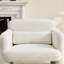 Tissu en velours de 34 po simple avec conception ergonomique pour le salon et le bureau - conception simple, structure de soutien confortable, siège absorbant les chocs-1166675690