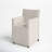 Rosanella 19.25'' H Linen Upholstered Beech Armchair