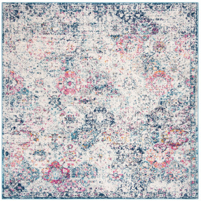 Tapis bleu marine / bleu sarcelle Cronin