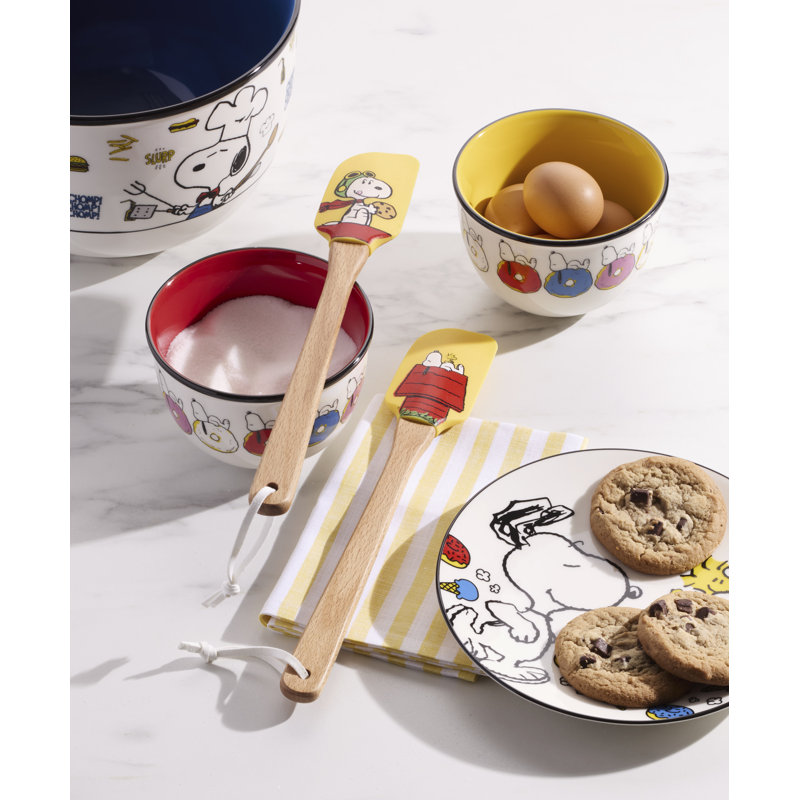 Lenox Chef Snoopy Spatulas, Set of 2, Yellow