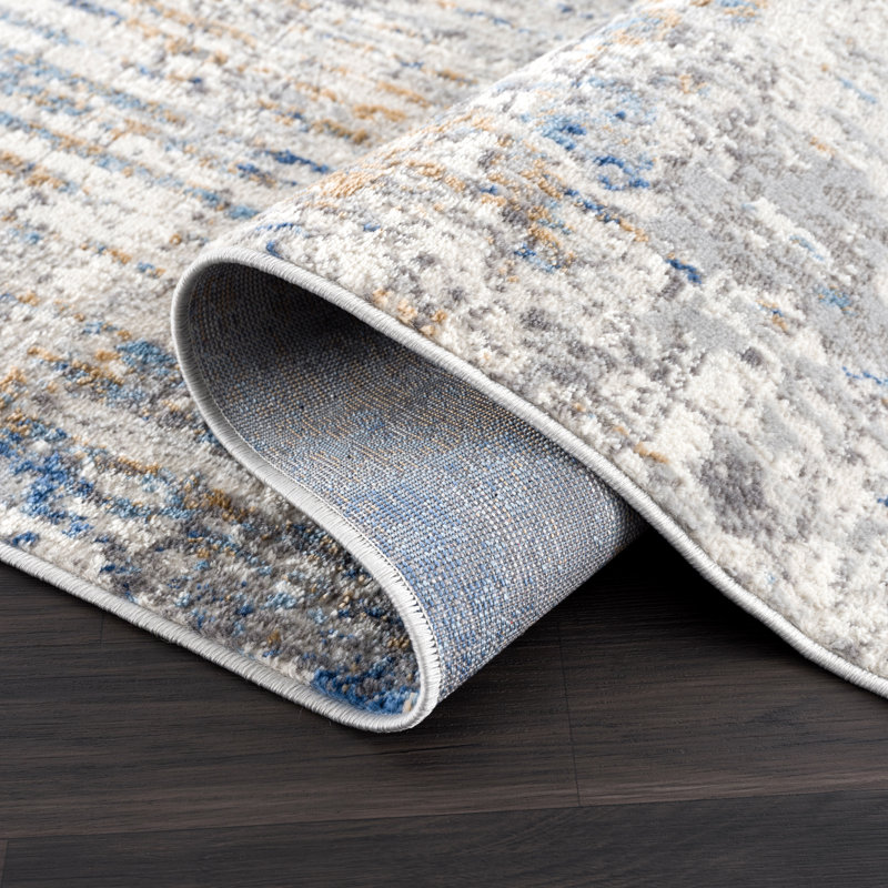 Haenisch Abstract Indoor Rug, Rectangle 5'3" x 7'6"