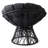 Wicker Swivel Accent Chair With Cushion-546986107