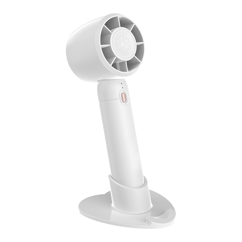Petit ventilateur de bureau à main petit ventilateur silencieux, White