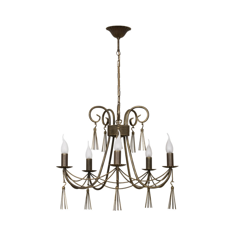 Winterhaven 5 - Light Candle Style Chandelier
