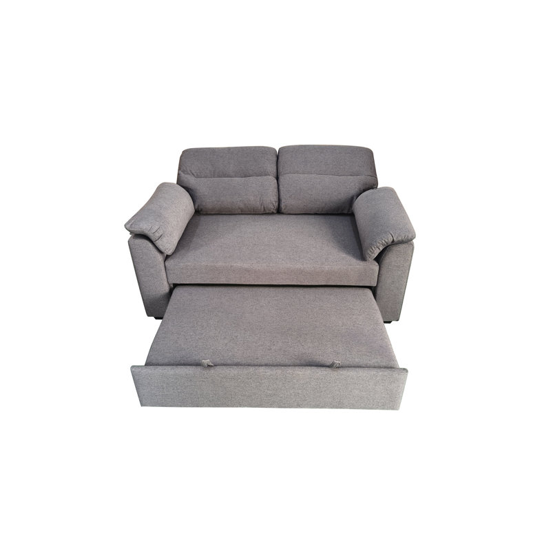 2 Seater Fabric Sofa Bed, Grey