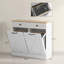 Armoire de rangement pour salle de bain, armoire à linge inclinable