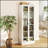 Durable Metal Kitchen Pantry Cabinet With 5 Adjustable Shelves, 72 Inch Tall Freestanding Storage For Home Organization